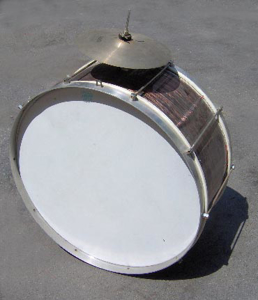 Picture of Bass drum and cymbals