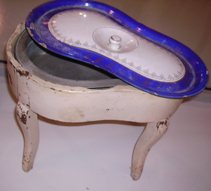 Picture of painted wood bidet