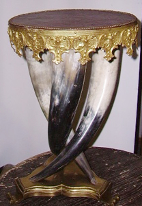 Picture of Buffalo horn centerpiece
