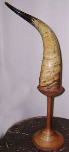 Picture of horn on base