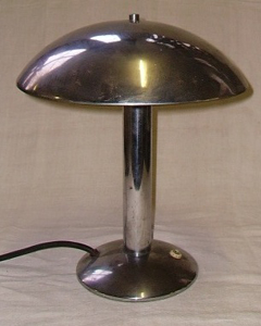 Picture of chromium-plated  30s' lamp