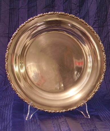 Picture of big plate silver plated
