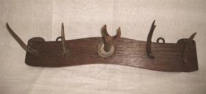 Picture of wall clothes hanger 5 deer's antlers