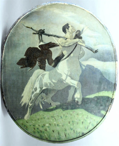Picture of Oil painting on copper Centaur - H.S.