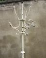 Picture of white cast iron coat stand 