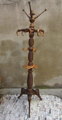 Picture of lathed pear wood and bent beechwood coat stand