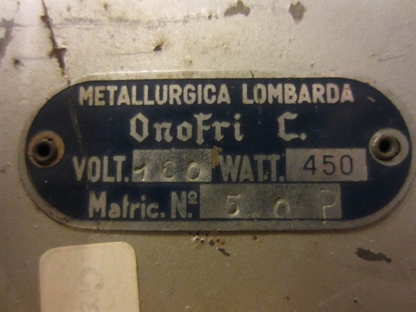 Picture of  Metallurgica Lombarda Onofri C.Table Fan