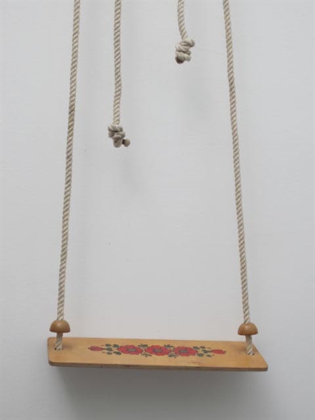 Picture of Swing with painted flowers