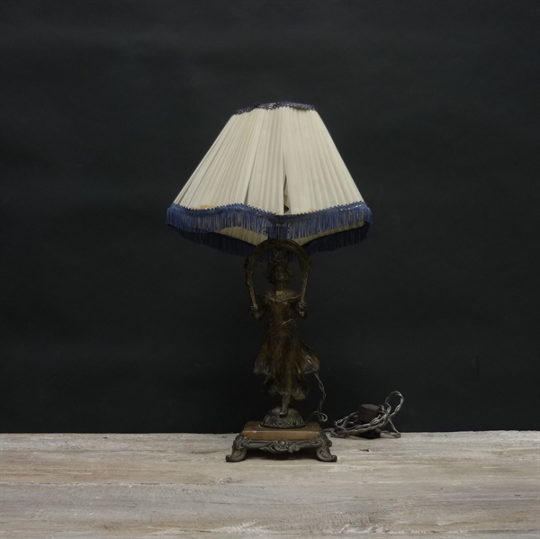 Picture of Liberty Table Lamp with sculpture of a woman