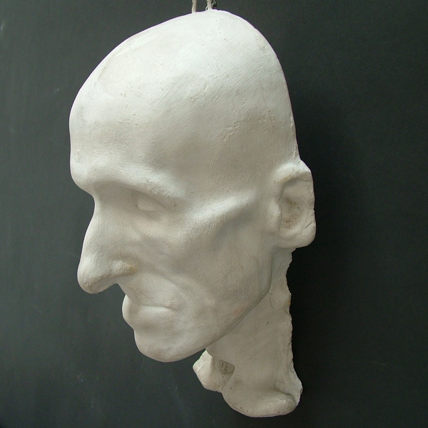 Picture of Antonio Canova's Death mask in plaster cast 
