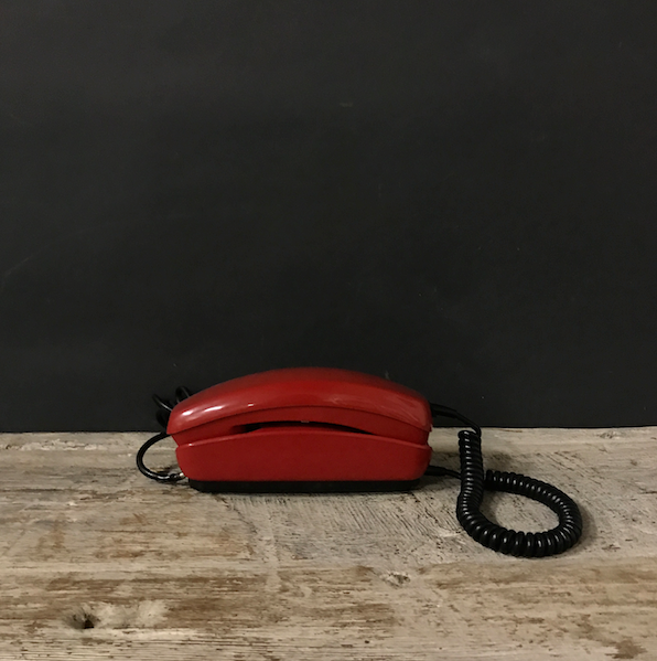 Picture of Red Face Standard "Gondola" telephone