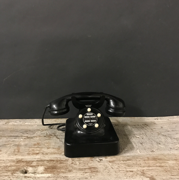 Picture of Black bakelite Safnat telephone exchange