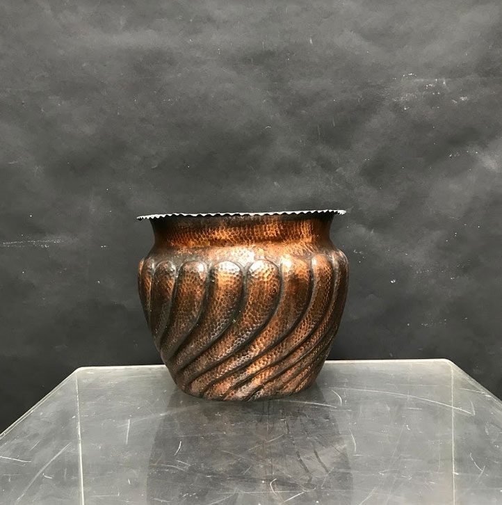 Picture of Midcentury Copper Flowerpot  