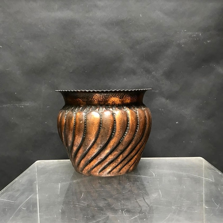 Picture of Midcentury Copper Flowerpot  