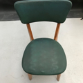 Picture of Green faux leather chair from 1950