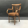 Picture of Viennese style chair in bent beechwood with armrest
