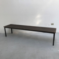 Picture of Wooden slats and Iron Gym Bench for locker room