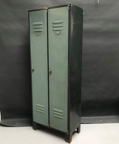 Picture of Metal Gym Locker, Painted in green
