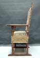 Picture of XVII century walnut and tapestry throne 