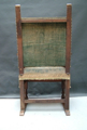 Picture of XVII century walnut and tapestry throne 