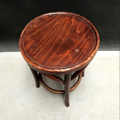 Picture of Mahogany bent beechwood stool 