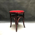Picture of Mahogany bent beechwood with red velvet seat
