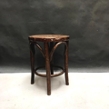 Picture of Dark bent beechwood stool