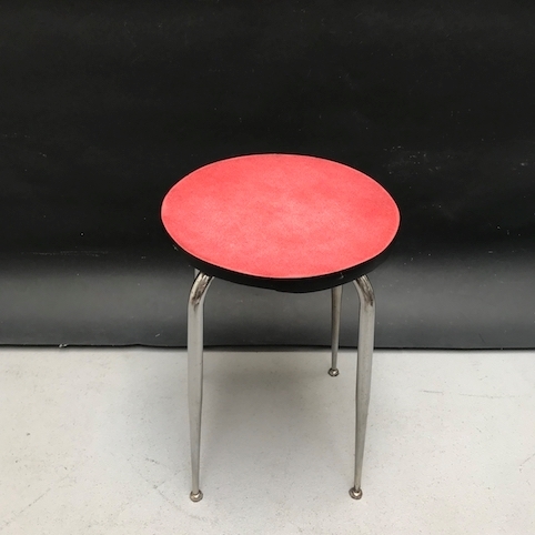 Picture of 1960s red stool 