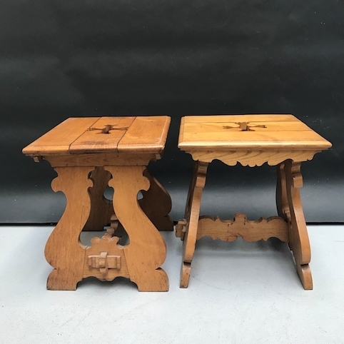 Picture of Pair of Tyrolese stools