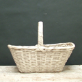 Picture of Basket n° 30 white with handle