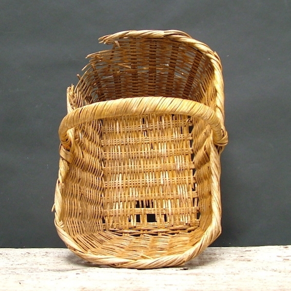 Picture of Basket n° 31 yellow with handle