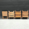 Picture of Small wooden folding chairs and stool