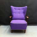 Picture of 50s' violet armchair