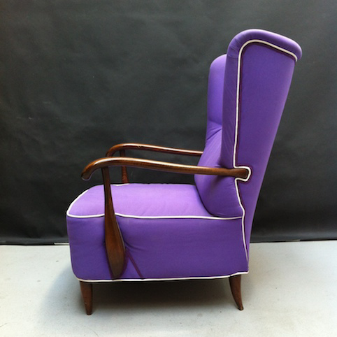 Picture of 50s' violet armchair