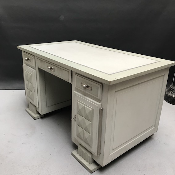 Picture of Art Deco desk with armchair by Charles Dudouyt