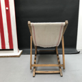 Picture of Wood and hemp deckchair