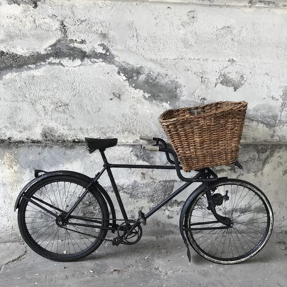Picture of baker bike with basket