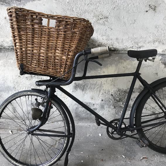 Picture of baker bike with basket