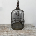 Picture of brass birdcage dome, wooden handle