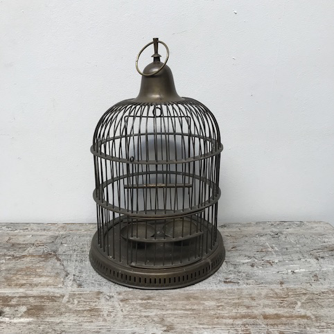 Picture of brass birdcage dome