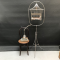 Picture of Chrome plated pagoda birdcage with hanger