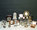 Picture of Table and alarm clocks