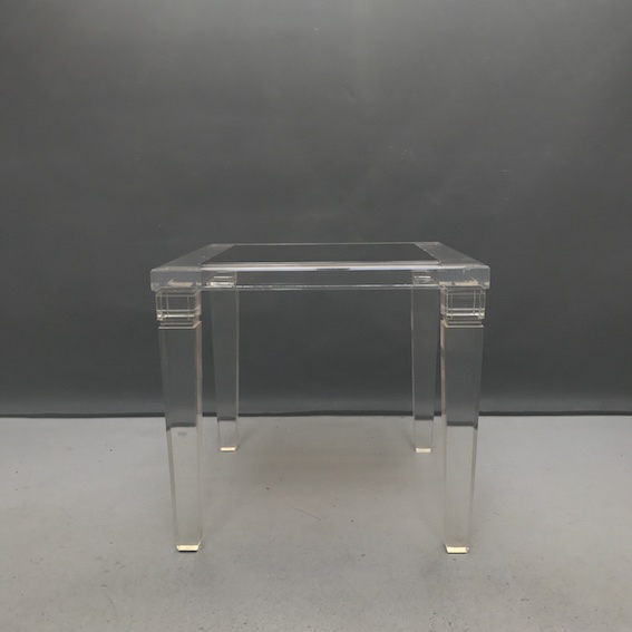 Picture of Lucite and glass coffee table