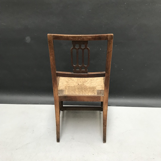 Picture of Louis XVI Chair Walnut and straw