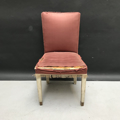 Picture of pink silk chair