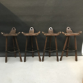 Picture of Vintage Set of four Brutalist Stools from Spain