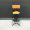 Picture of swivel stool with back