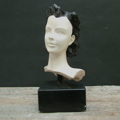 Picture of Sculpture of a woman head signed ESSEVI
